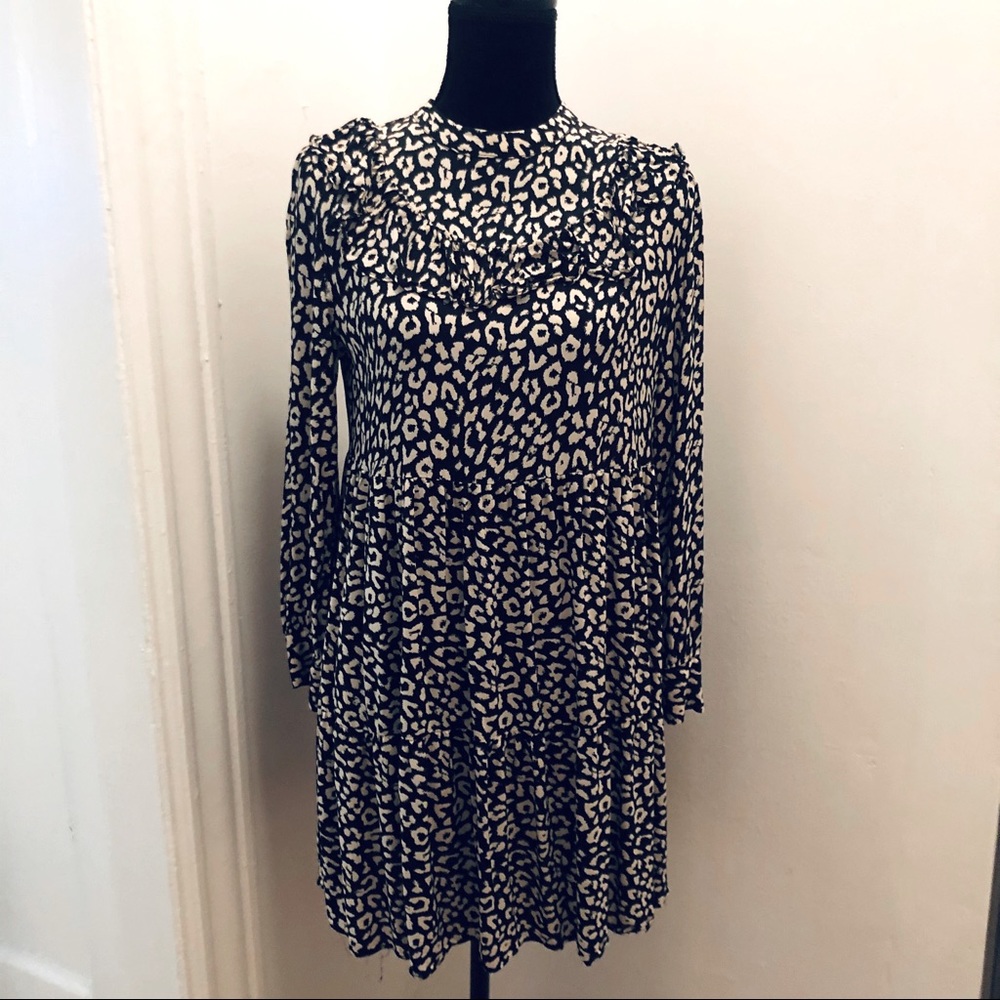 Zara Woman Dress Premium Denim Collection Sz Small